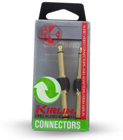 Kirlin - 2631Bgx2P Blister Adaptador Pedal 1/4"Mono - 1/4"Mono