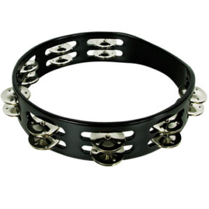 STF Classic - Pandereta Doble 25Cm S/Parche Negro Stf5045